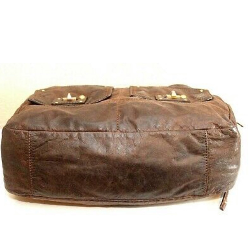 Juicy Couture Lolita Brown Leather drawstring bag - Picture 3 of 7